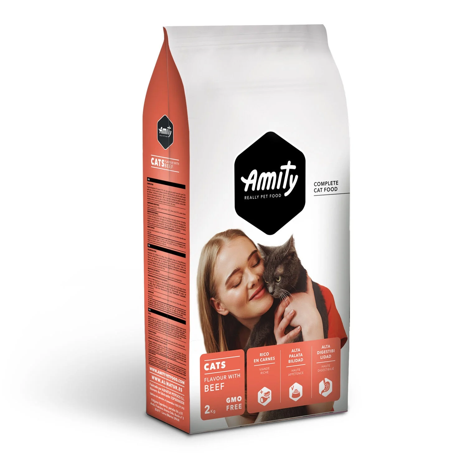 Amity Adult Cat Dry Food - Beef