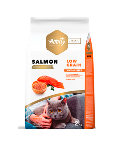 Amity Super Premium Adult Cat Dry Food - Salmon