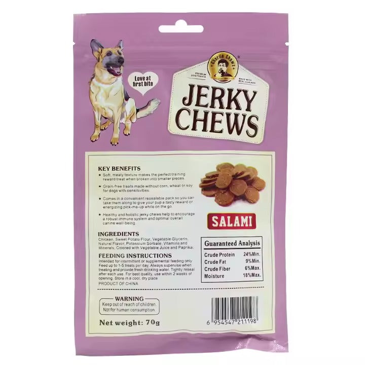 Dog Ball Treats - Salami - Back