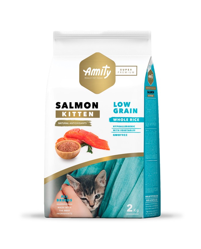 Amity Super Premium Kitten Dry Food - Salmon