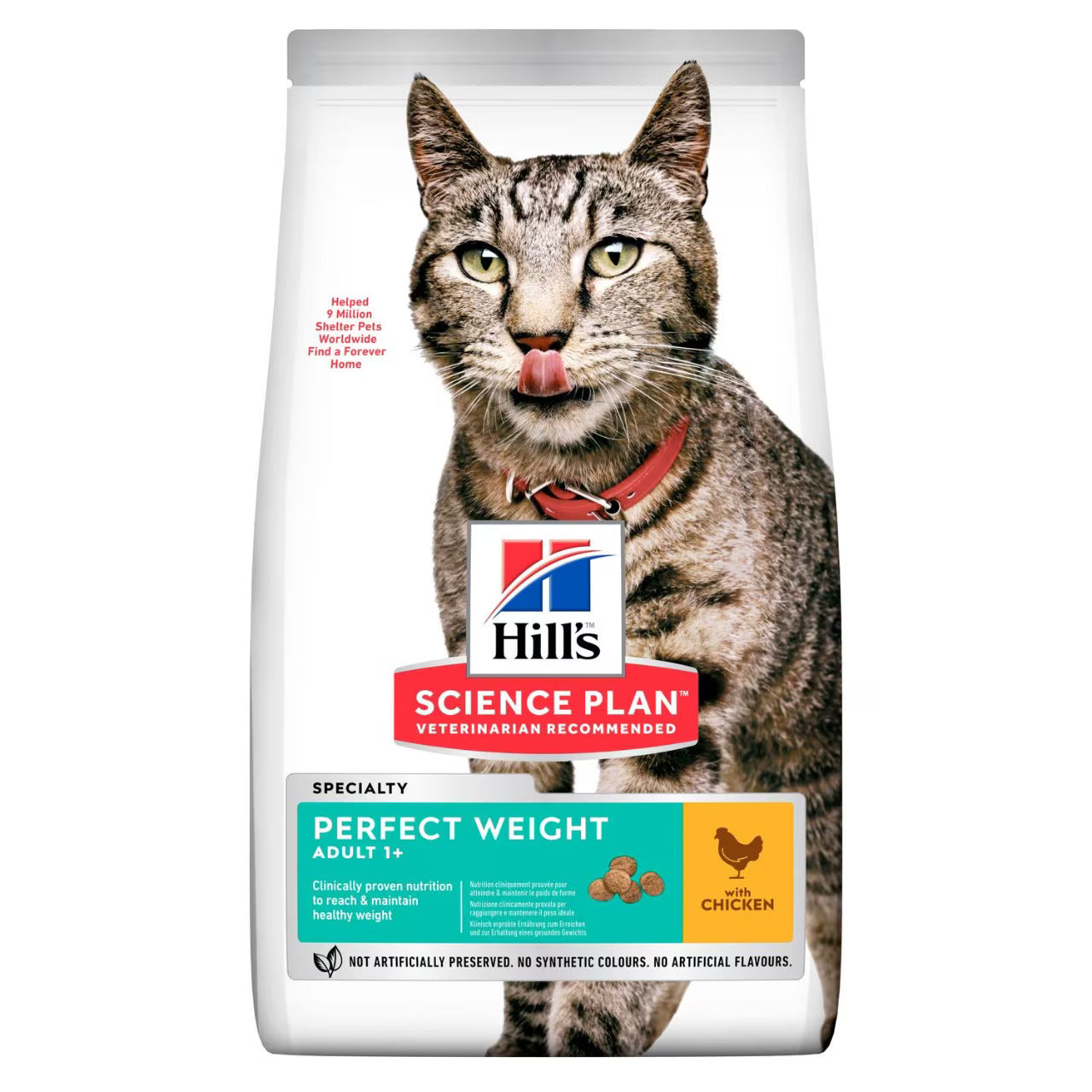 Hills Perfect Weight Adult Cat Dry Food - Chicken